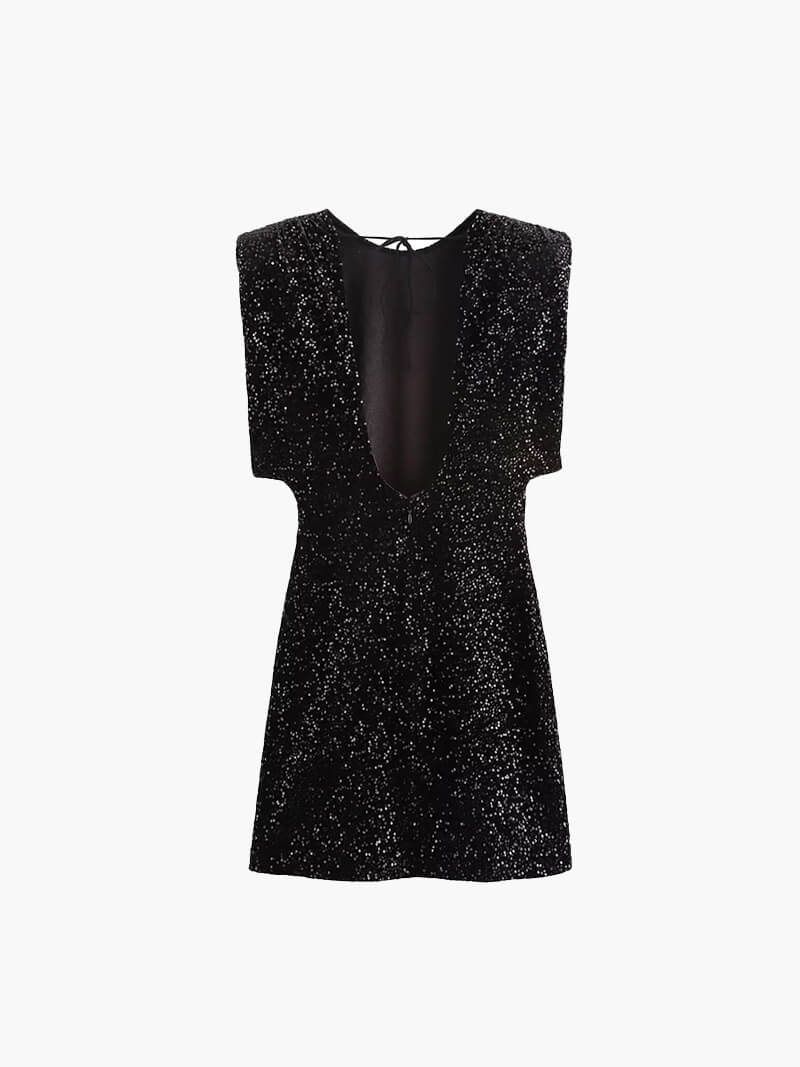 Annie Glitter Mini Dress 2