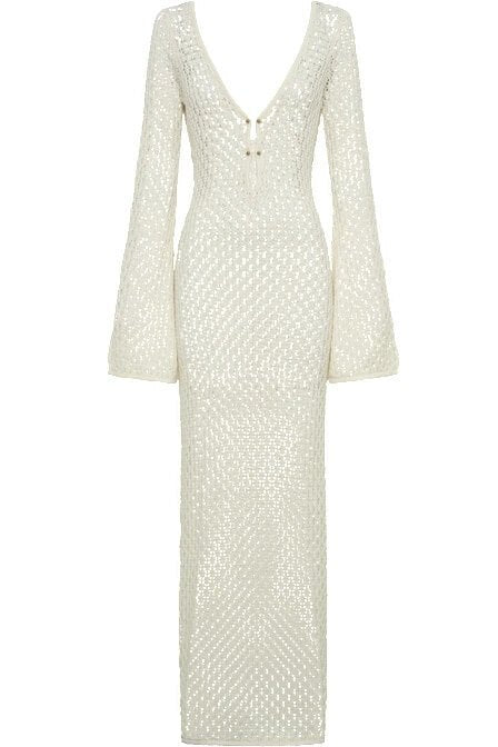 Clarice Crocheted Maxi Dress 6