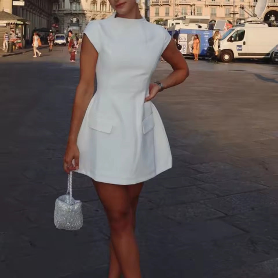 Aria Elegant Fitted Mini Dress