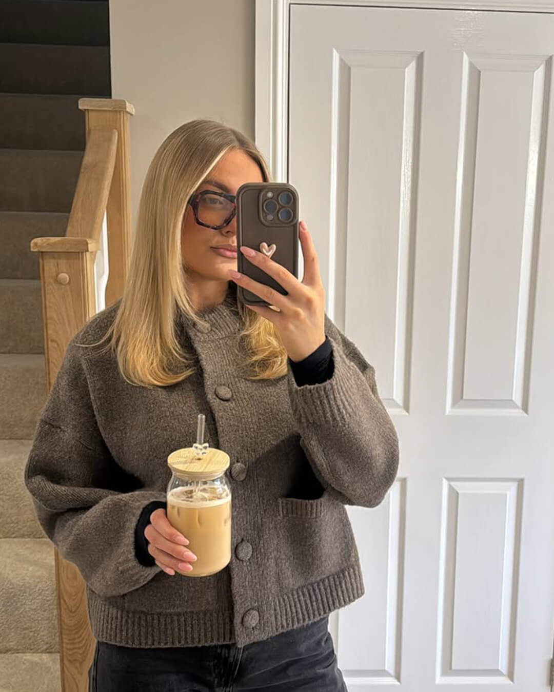 Nessa Thick Knitted Cardigan 1