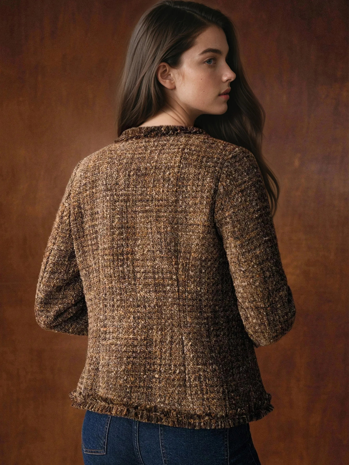 Arwyn Classic Tailored Tweed Coat