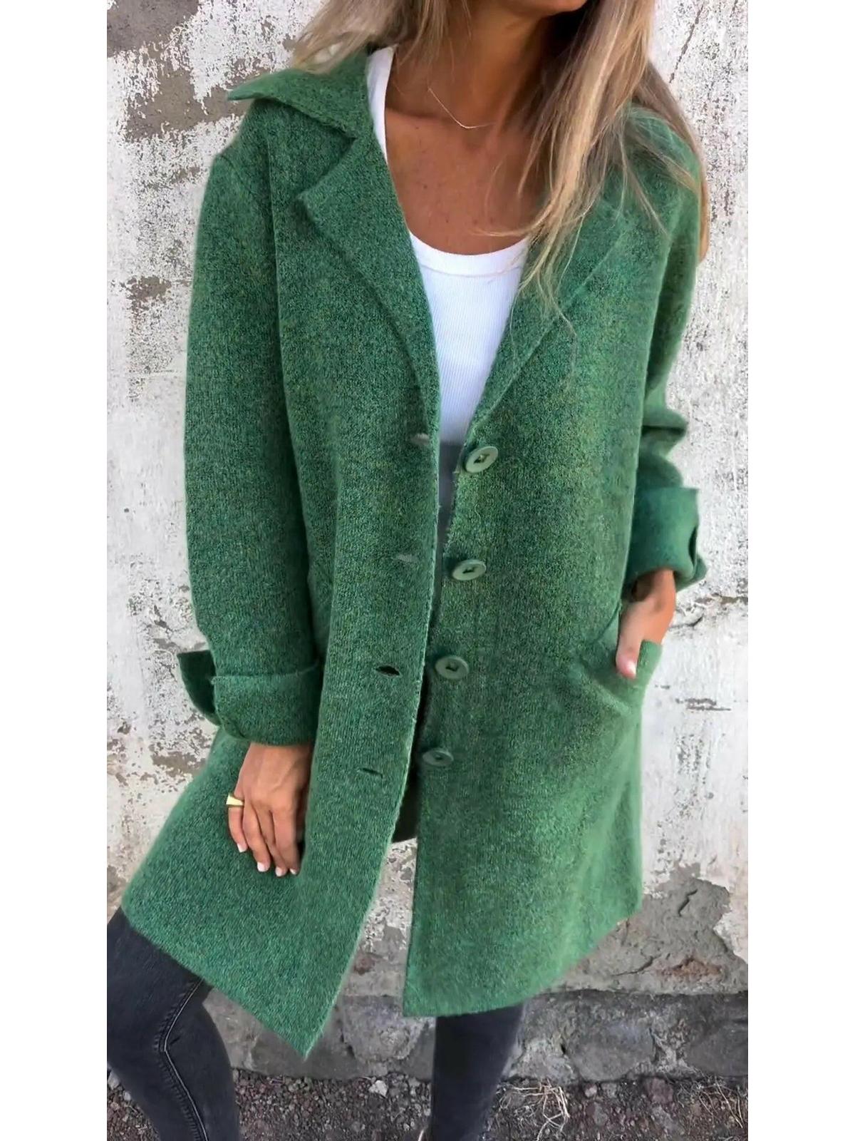 Ada™ | Stylish Long Knit Coat 0