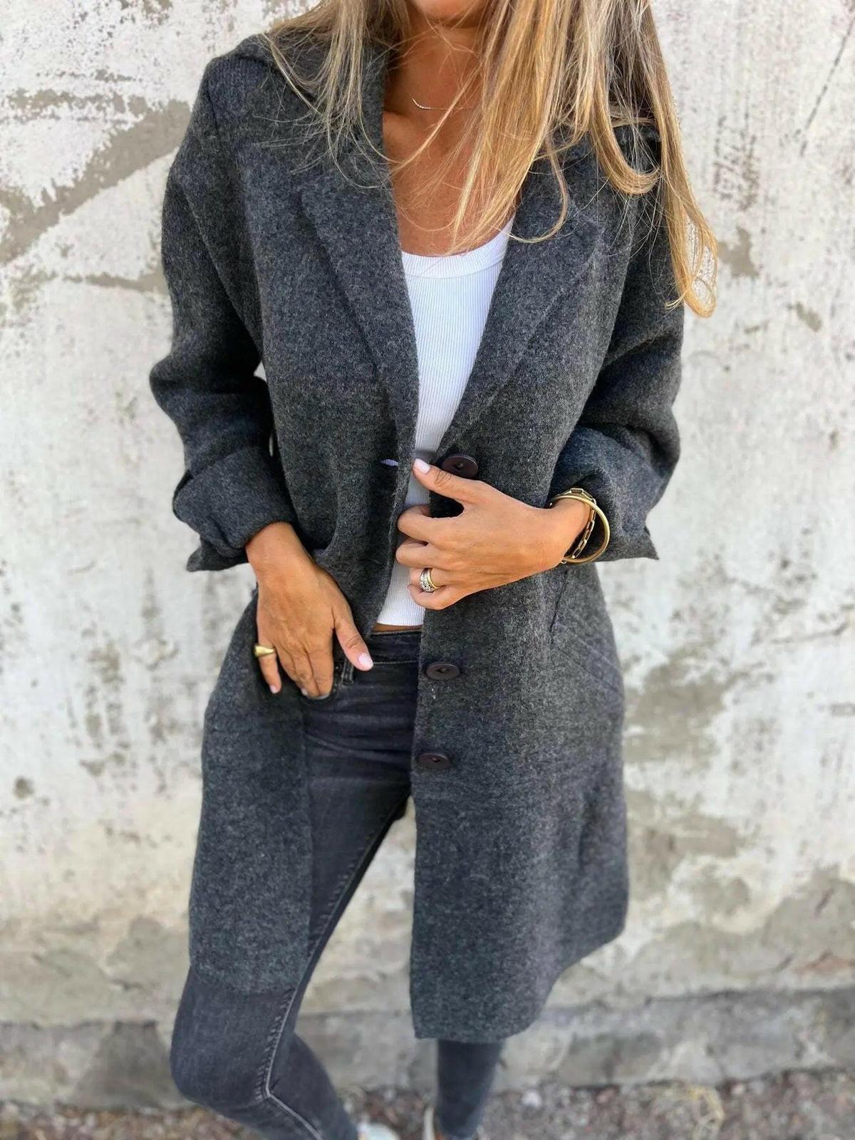 Ada™ | Stylish Long Knit Coat 5