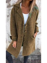 Ada™ | Stylish Long Knit Coat 7