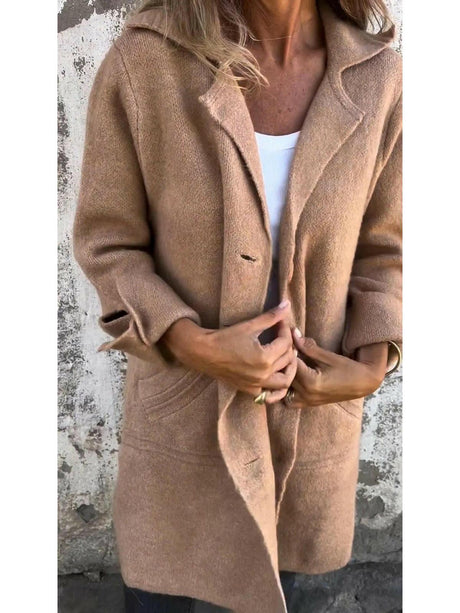 Ada™ | Stylish Long Knit Coat 9