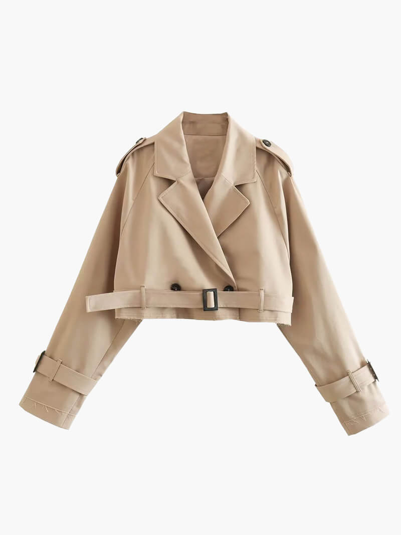 Aimee Cropped Trenchcoat 1