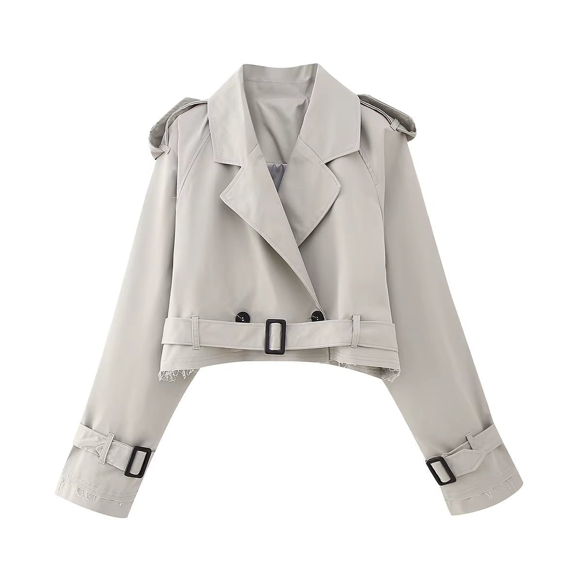 Aimee Cropped Trenchcoat 6