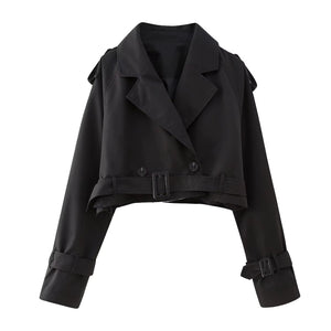 Aimee Cropped Trenchcoat 7