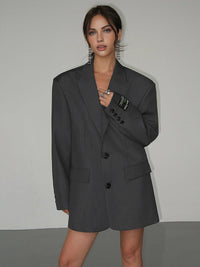 Alessia Oversized Tailored Blazer Coat