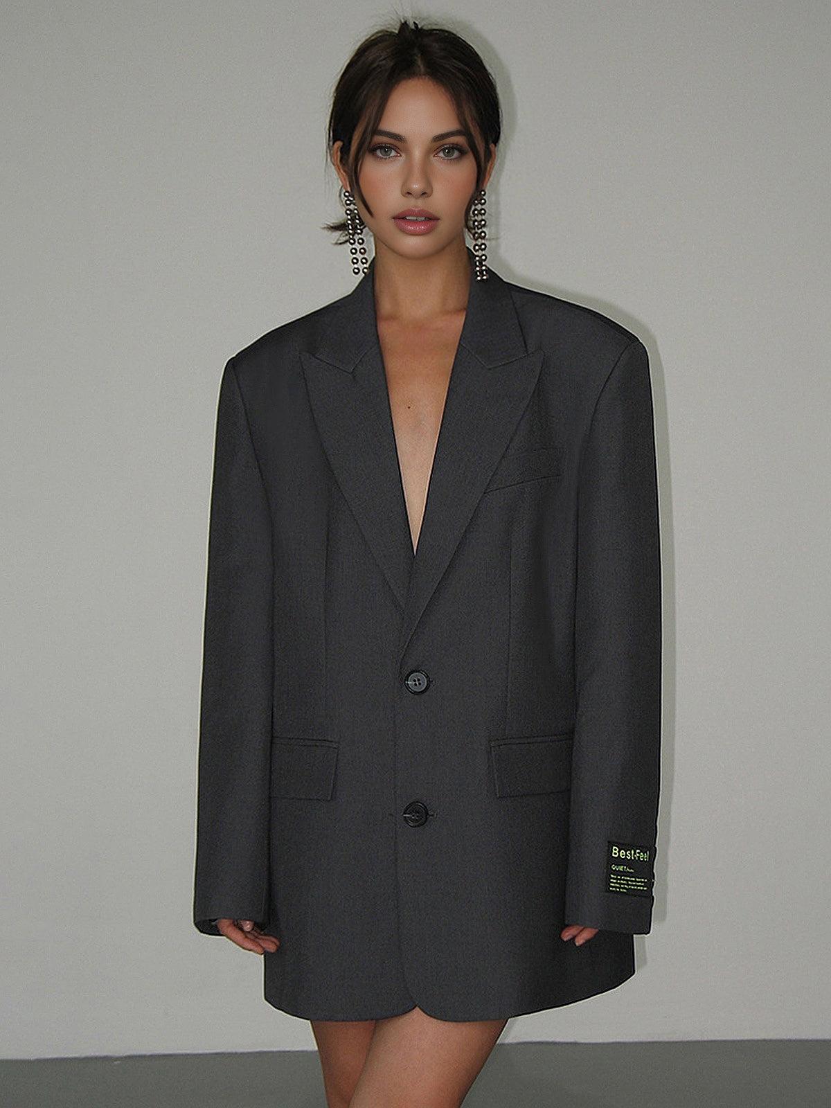 Alessia Oversized Tailored Blazer Coat