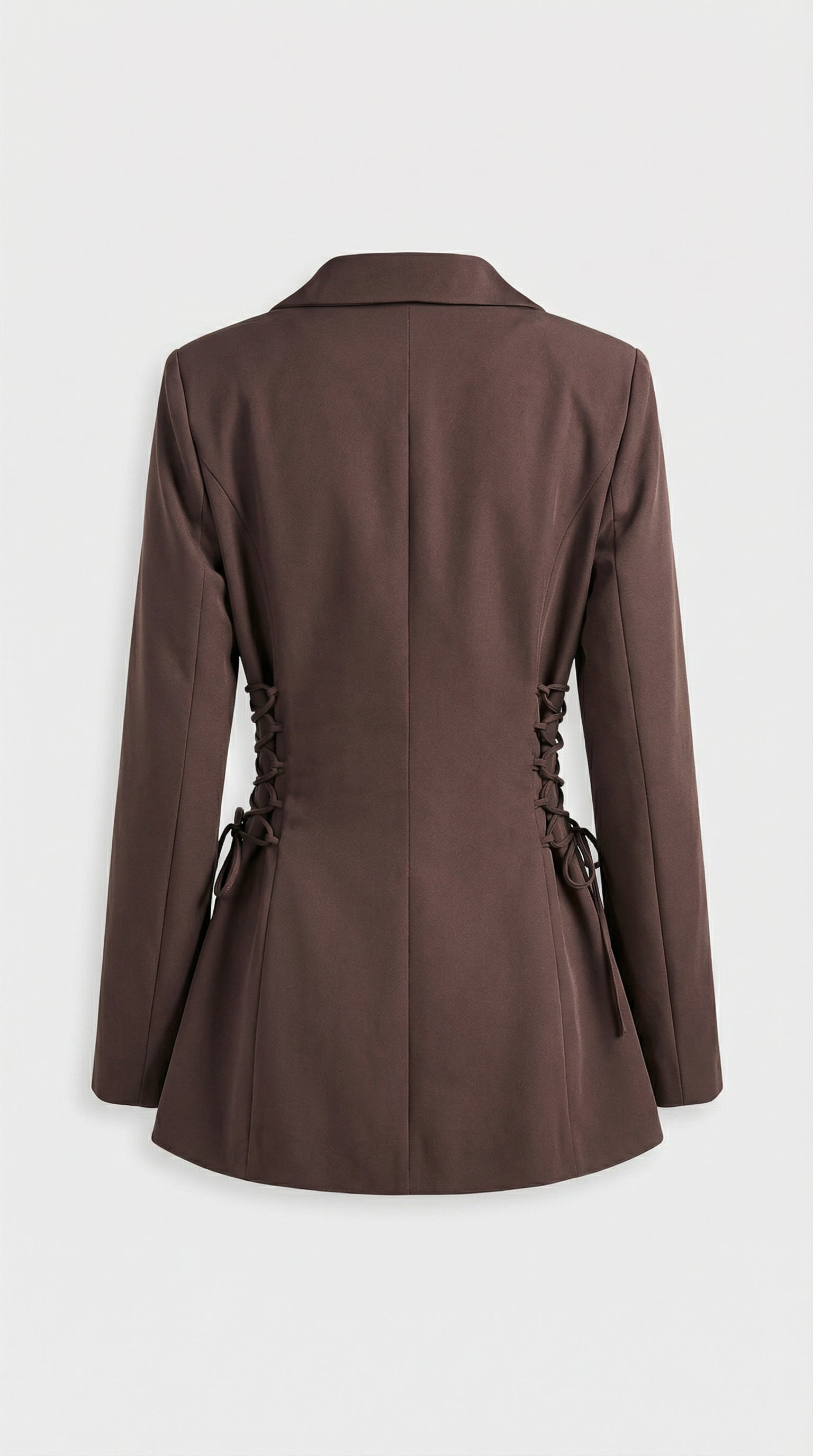 Alessia Side Lace-Up Tailored Blazer