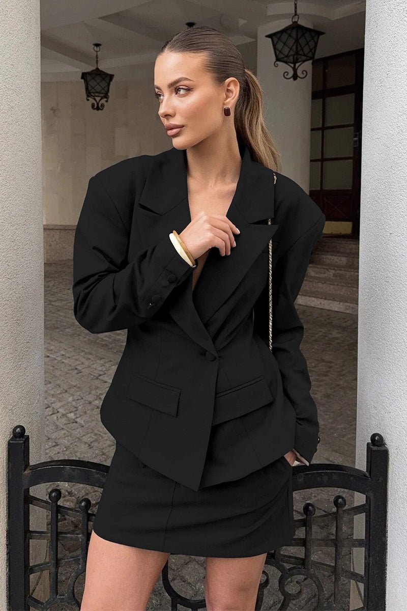 Alessia Tailored Shawl Collar Blazer