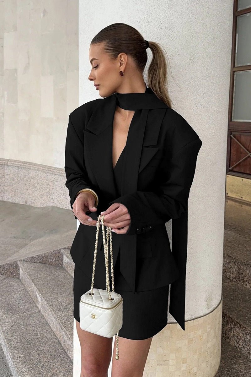 Alessia Tailored Shawl Collar Blazer
