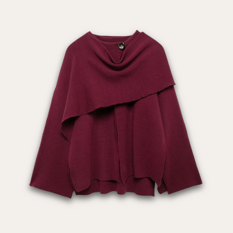 Alvi | Stylish poncho sweater for women 0