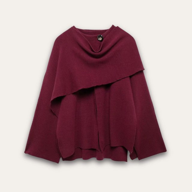 Alvi | Stylish poncho sweater for women 0