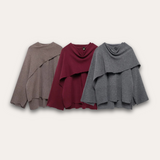 Alvi | Stylish poncho sweater for women 3