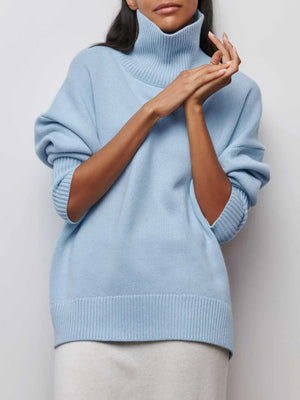 Elara Soft Turtleneck Oversized Sweater