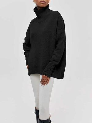 Elara Soft Turtleneck Oversized Sweater