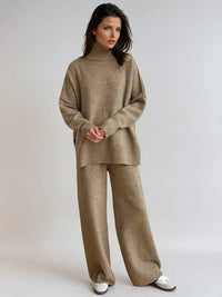 Amelia Turtleneck Knit Lounge Set