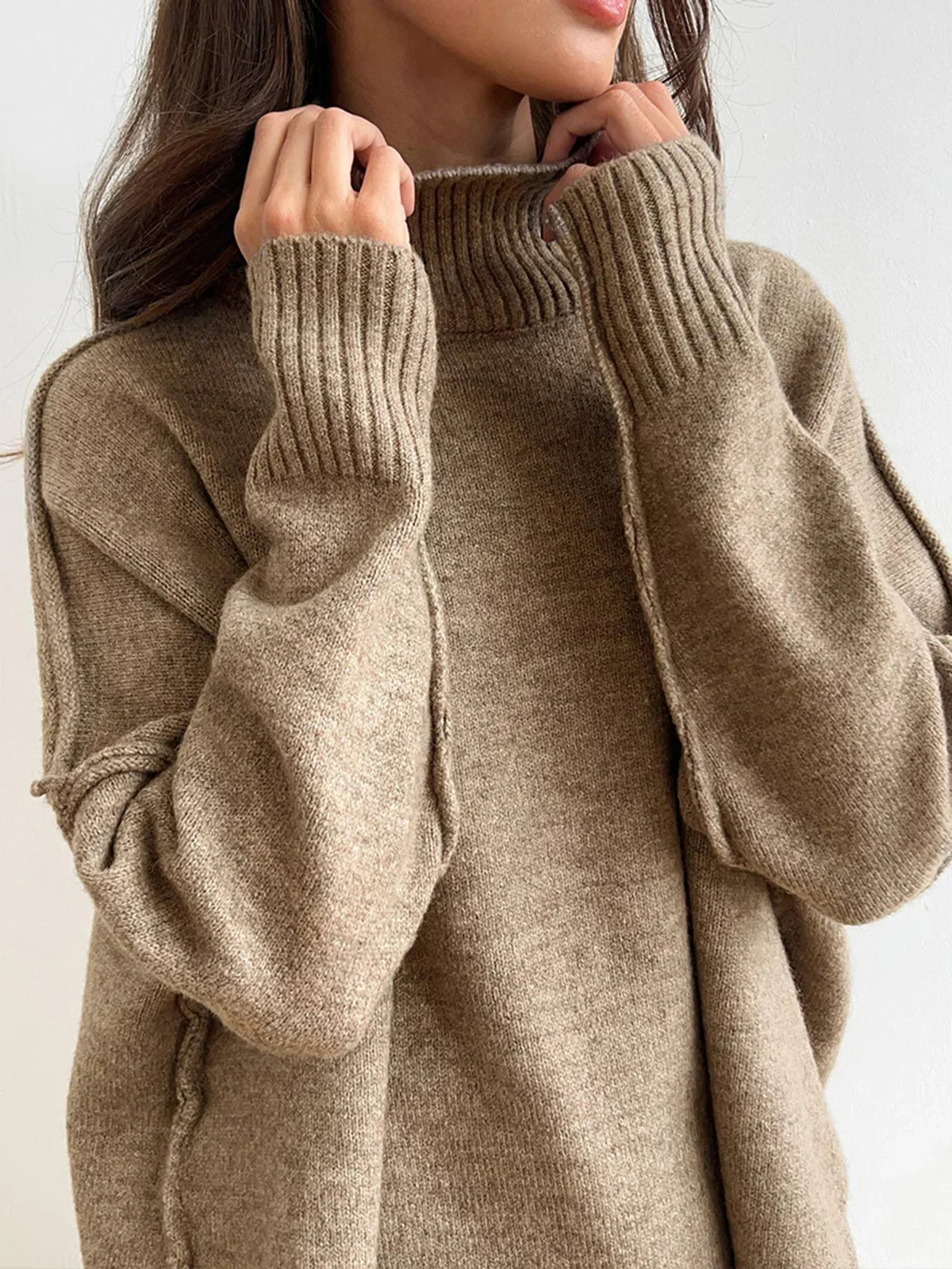Amelia Turtleneck Knit Lounge Set