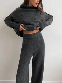 Amelia Turtleneck Knit Lounge Set