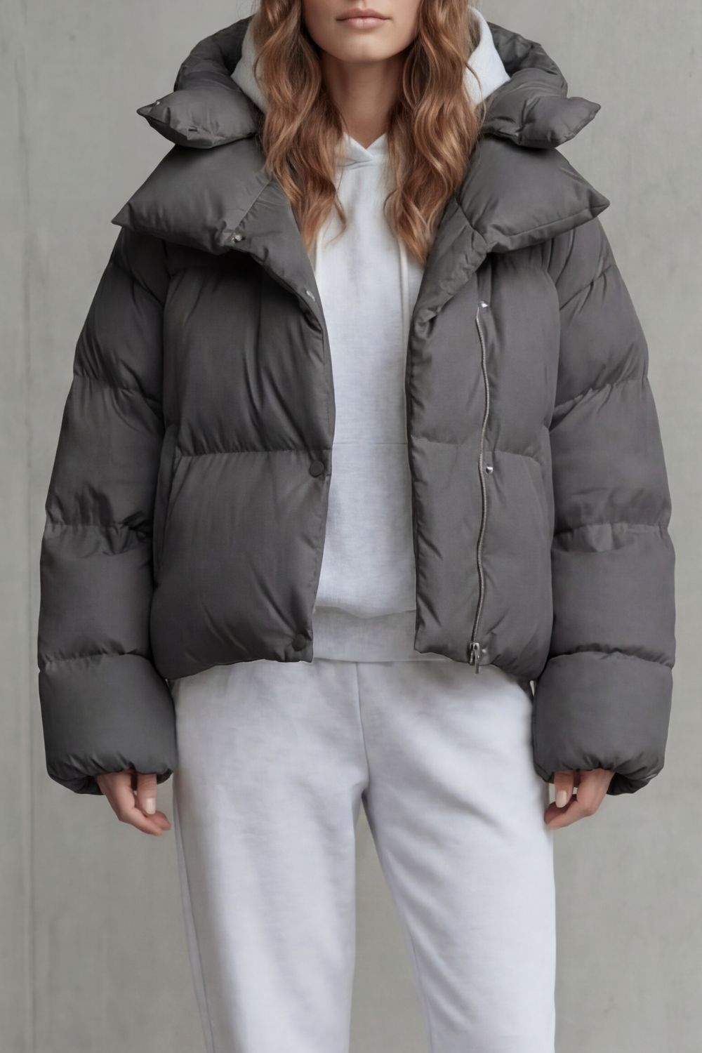 Aria Cloud-Soft Cropped Puffer Jacket