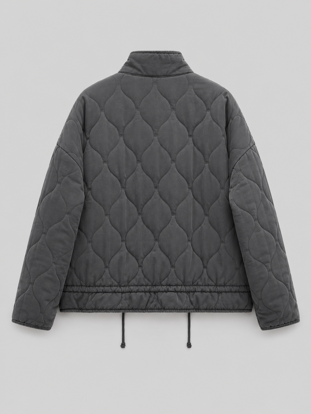 Astrid Quilted High-Neck Zip Utility Jacket
