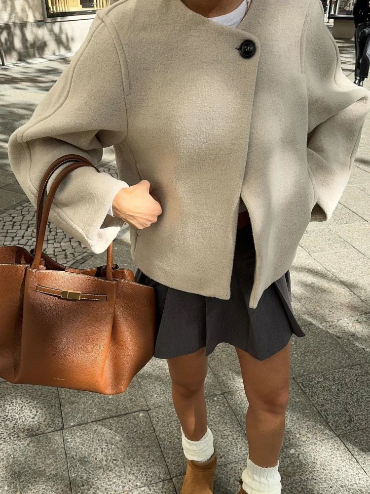 Celeste One Button Coat 1