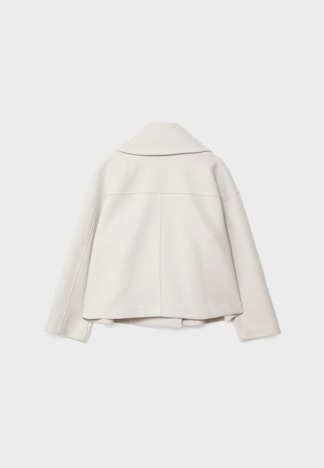 Aveline Cropped Double-Breasted Wool-Blend Short Coat