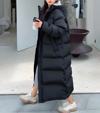 Aveline Hooded Longline Quilted Puffer Coat