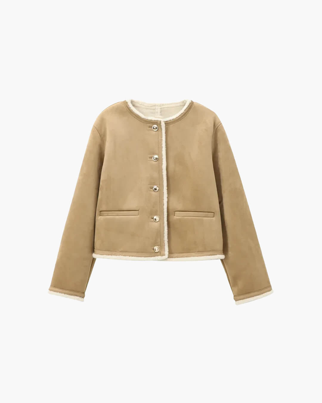 Aveline Luxe Faux Fur Suede Jacket