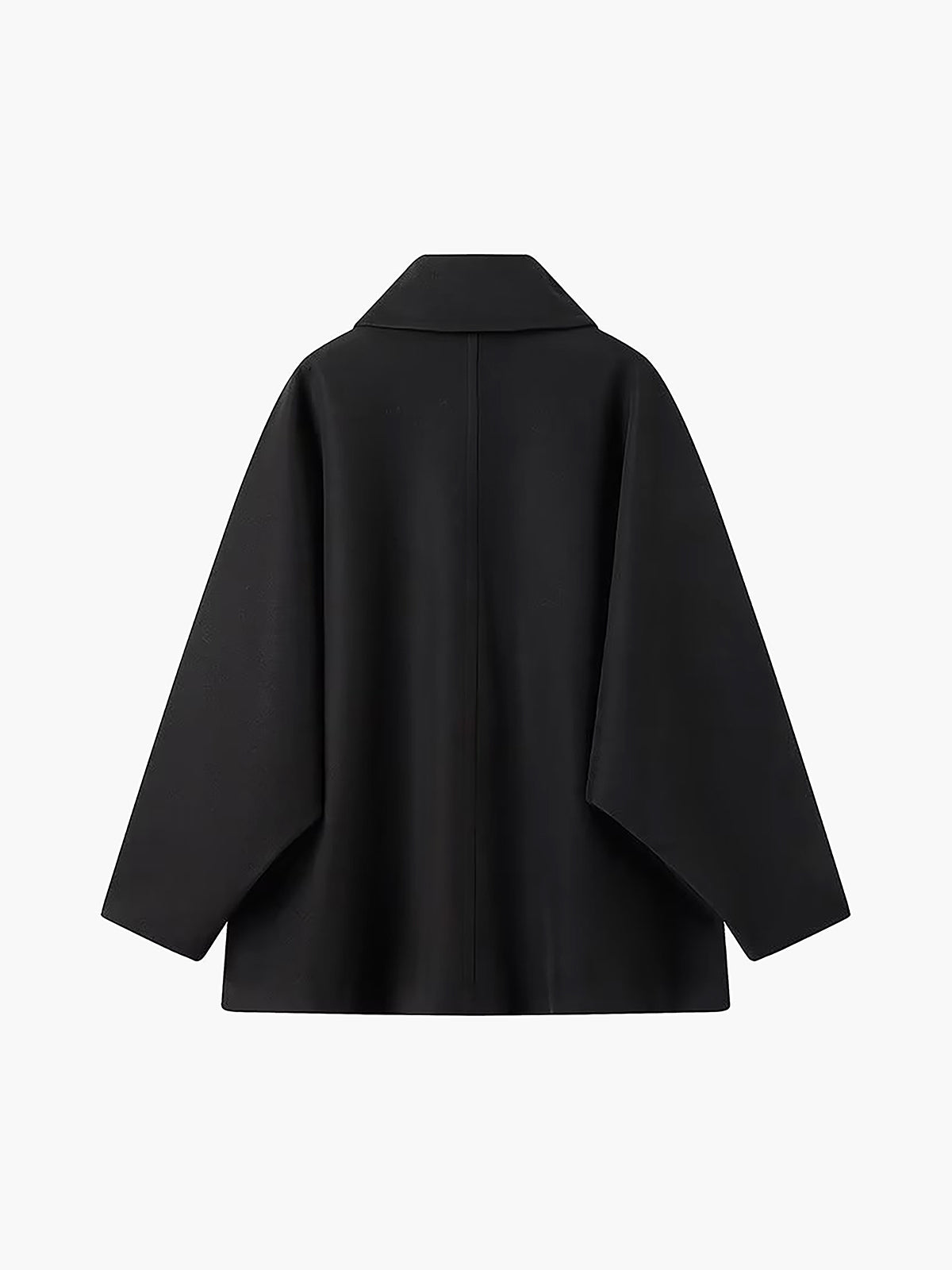 Aveline Oversized Batwing Wool-Blend Coat