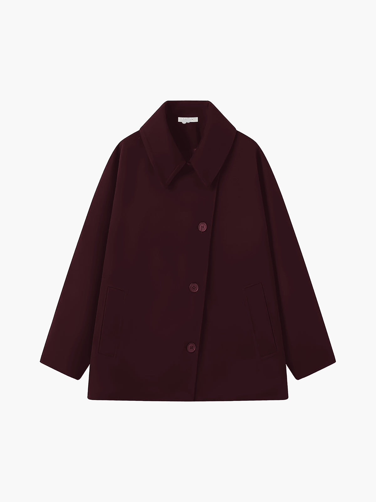 Aveline Oversized Batwing Wool-Blend Coat