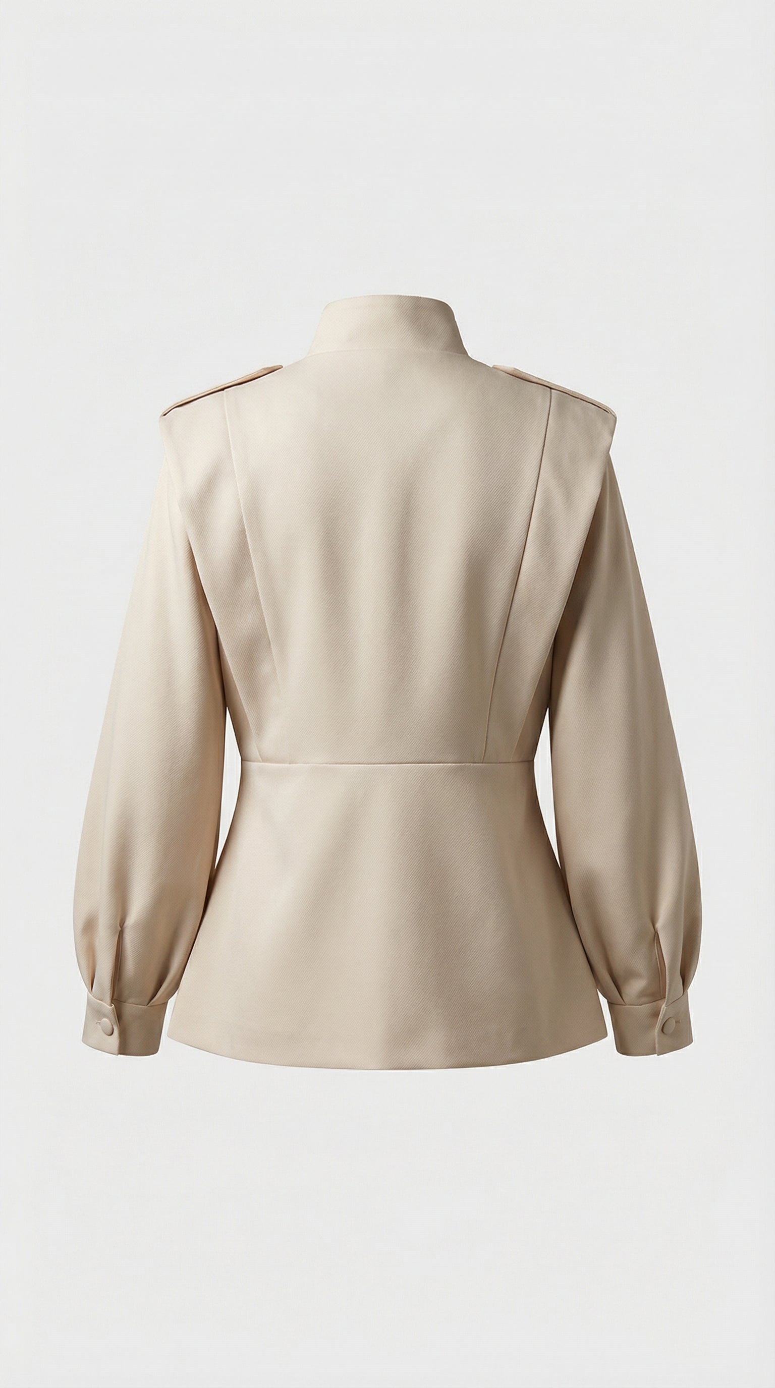 Aveline Structured High Neck Blazer