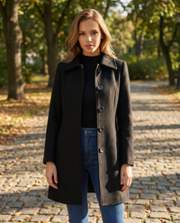 Aveline Tailored Single-Breasted Wool-Blend Trench Coat