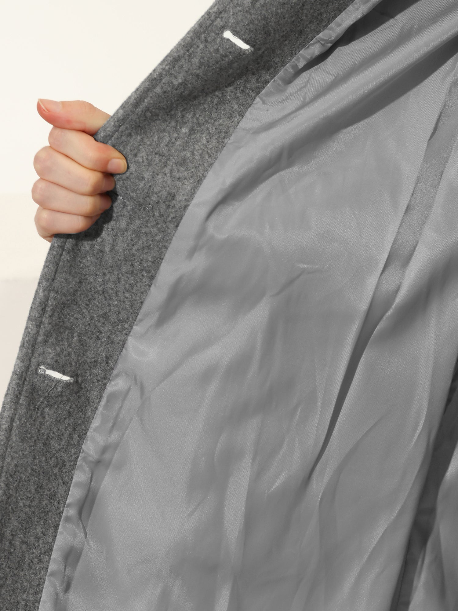 Aveline Tailored Single-Breasted Wool-Blend Trench Coat