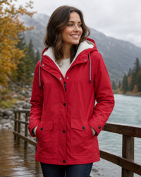 Aveline Water- and Windproof Sherpa-Lined Hooded Parka