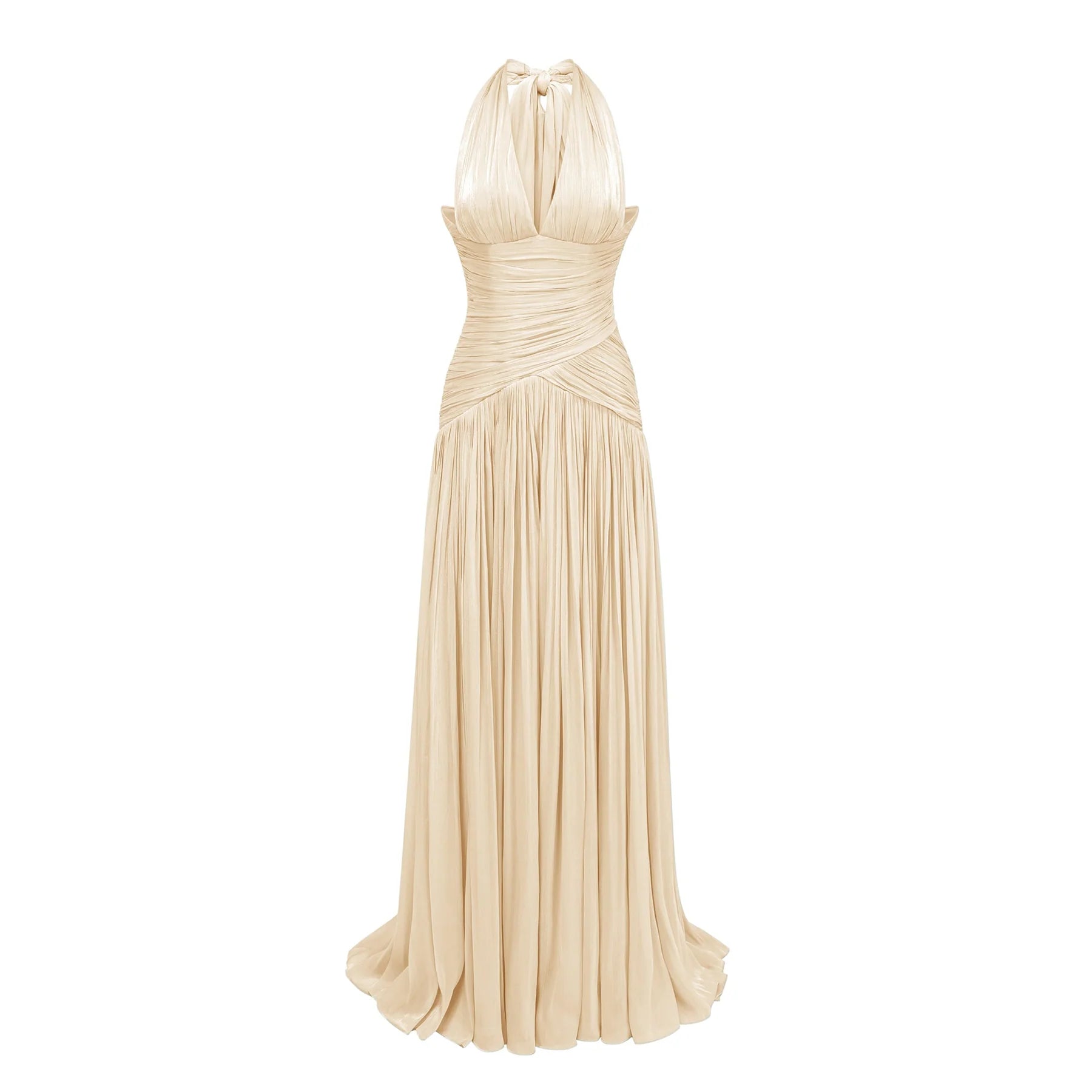 Avirelle Flowing Pleated Evening Maxi Dress