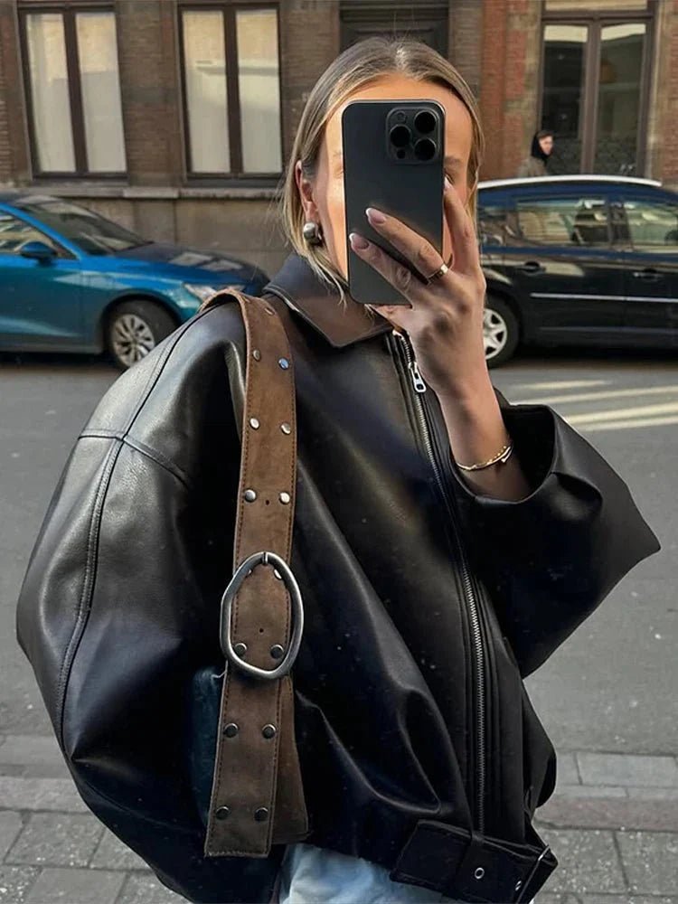 Brenda Vegan Leather Jacket 5