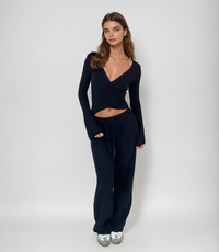 Celestia Wrap Knit Lounge Set