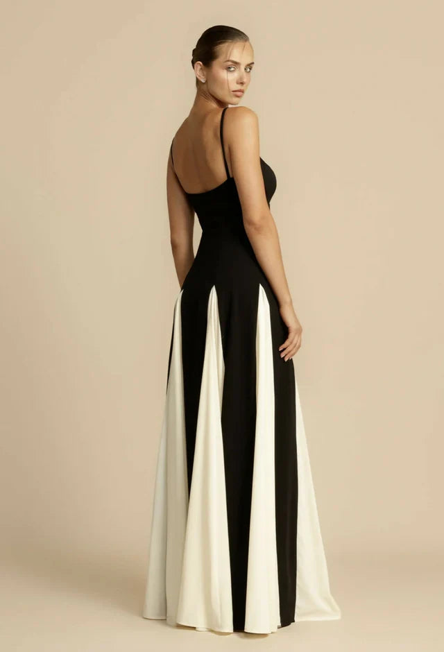 Celestielle Structured Evening Maxi Gown