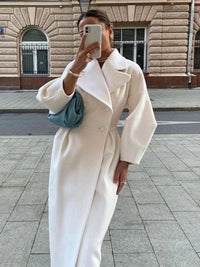 Charlotte Longline Double-Breasted Coat