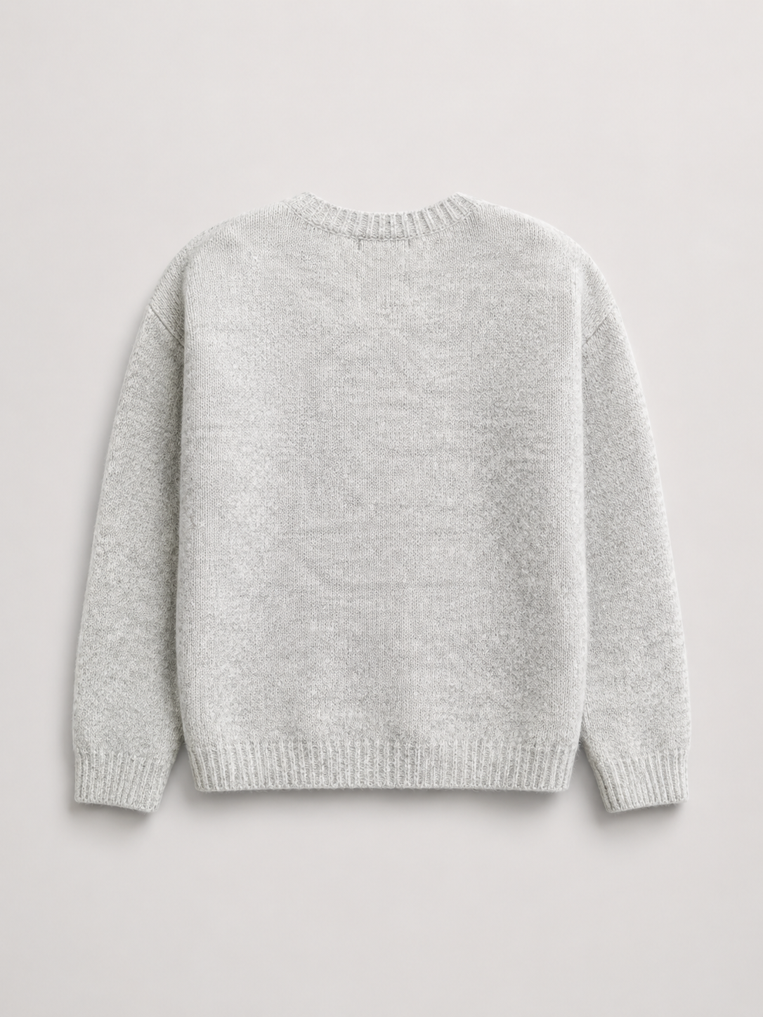 Clara Soft Crewneck Button-Front Knit Cardigan