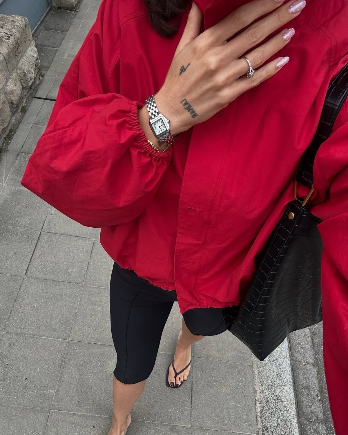 Evelyn High-Neck Oversized Lightweight Windbreaker Jacket
