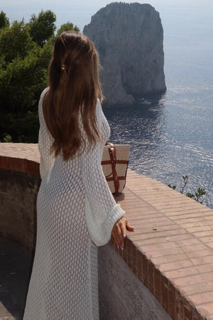 Clarice Crocheted Maxi Dress 4