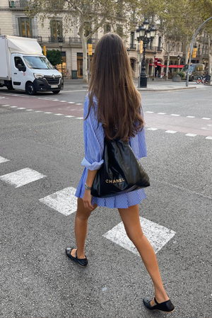 Léonie Pleated Skirt & Shirt Set