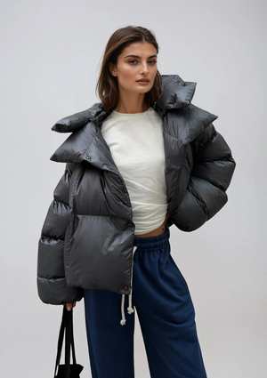 Maeve Modern Oversized Warm Puffer Jacket
