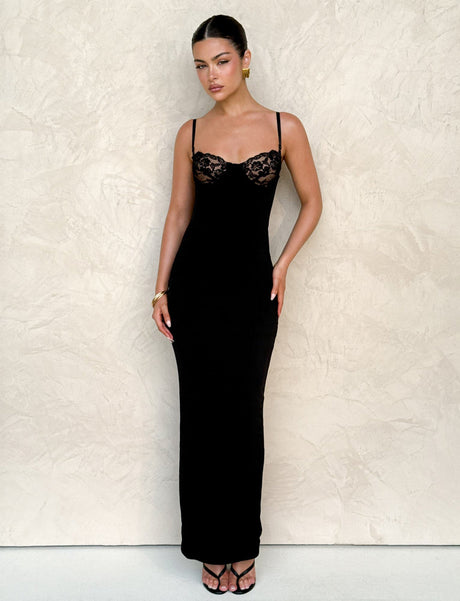 Diane - Sheer Grace Lace Maxi Dress 0