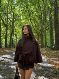 Elara Sculpted Belted  Coat