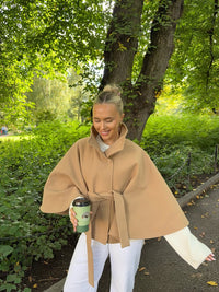 Elara Sculpted Belted  Coat